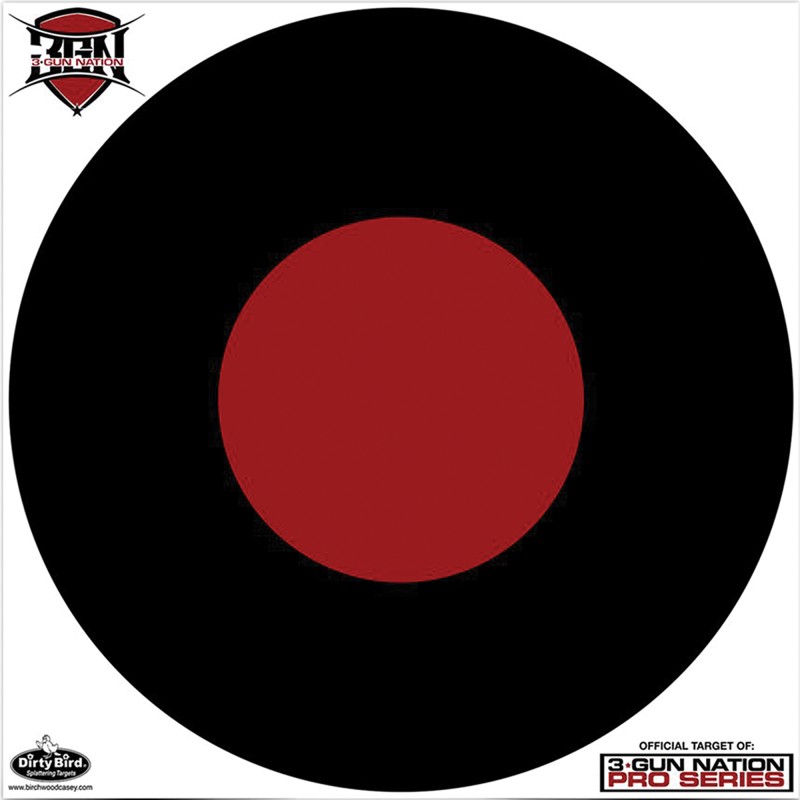 Birchwood Casey Dirty Bird Target, 3- Gun Nation, 17.25