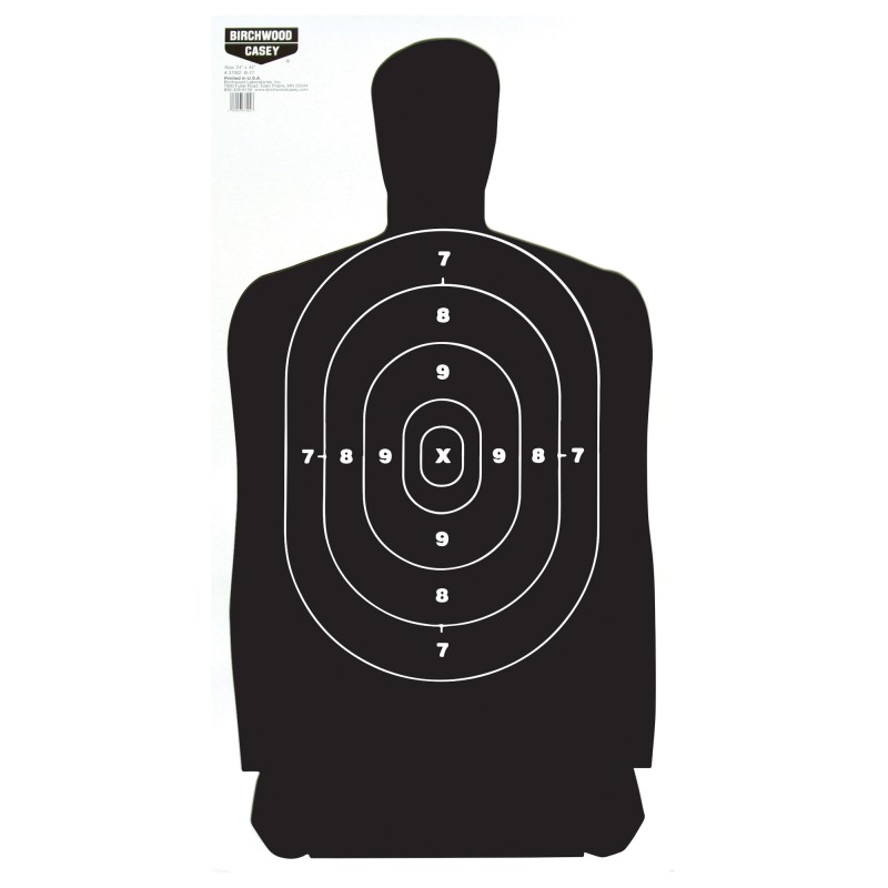 Birchwood Casey Eze-Scorer Target, Silhouette, 24x45, 100 Targets BC-37002