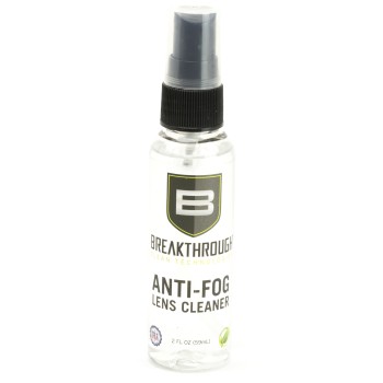 Breakthrough Clean Technologies Anti Fog, Lens Liquid Cleaner, 2oz, 12/Pack BTLC-2OZ
