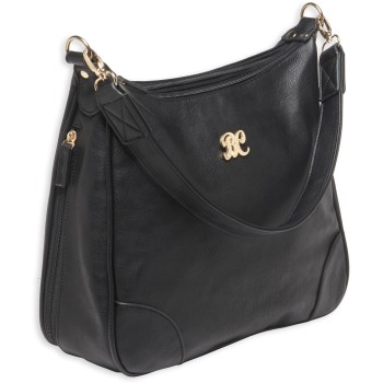 Bulldog Cases Hobo Style Purse, Includes Universal Fit Holster, Black Leather Finish BDP-010