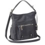Bulldog Cases Hobo Anna Purse Holster, Fist Most Small Autos, Black Color, Leather BDP-053
