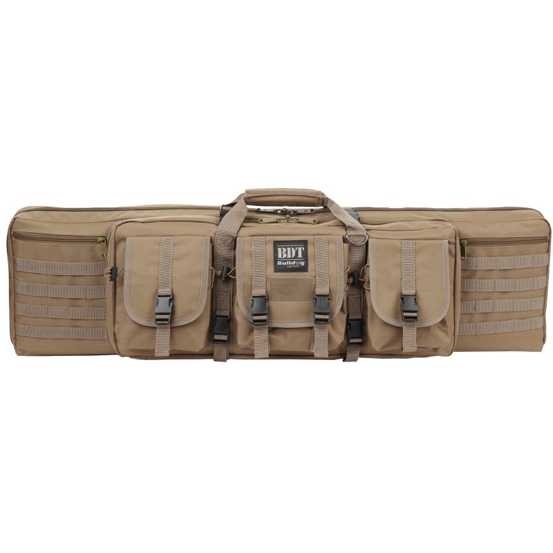 Bulldog Cases Deluxe Tactical Rifle Case, Fits Single Rifle, Three Front Acc. Pockets, Large Main Front Pocket, Back Pack Straps, 36