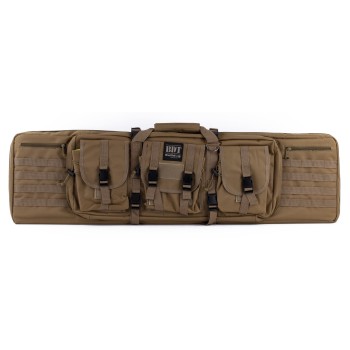 Bulldog Cases Tactical, Double Rifle Case, Tan, Nylon, 43