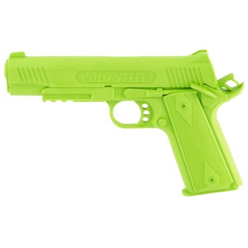 Cold Steel 1911 Cocked & Locked Demonstrator Gun, Polypropylene Frame, Green Finish, Pistol Trainer, Hammer Back, Safety On 92RGC11C