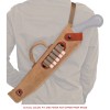 DeSantis Gunhide A88, Kurz .410 Gauge Single Shotgun Case, Tan Leather A88NJG1Z0