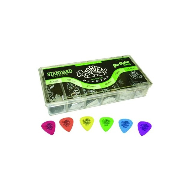 Dunlop Tortex Guitar Pick Display 36 Picks Per Gauge