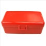 FS Reloading Plastic Ammo Box Small Pistol 50 Round Solid Red