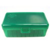 FS Reloading Plastic Ammo Box Medium Pistol 50 Round Translucent Green