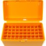 FS Reloading Plastic Ammo Box Medium Rifle 50 Round Solid Amber