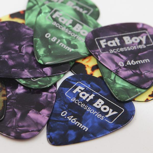 Fat Boy Celluloid Picks 046-.81mm 12pcs