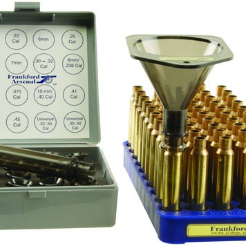 Frankford Arsenal Powder Funnel with 16 Nozzles and 4 inch drop tube extension