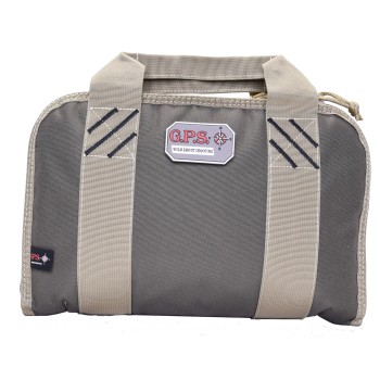 G-Outdoors, Inc. Pistol Case, Green/Tan, Soft, Up To 2 Pistols GPS-1308PCRK