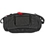 Grey Ghost Gear Range Bag, Black with Red Zipper Pulls, 500D Cordura Nylon, 9
