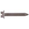 Hillman Stainless Steel Slotted Hex Washer Head Sheet Metal Screw 8 x 3/4