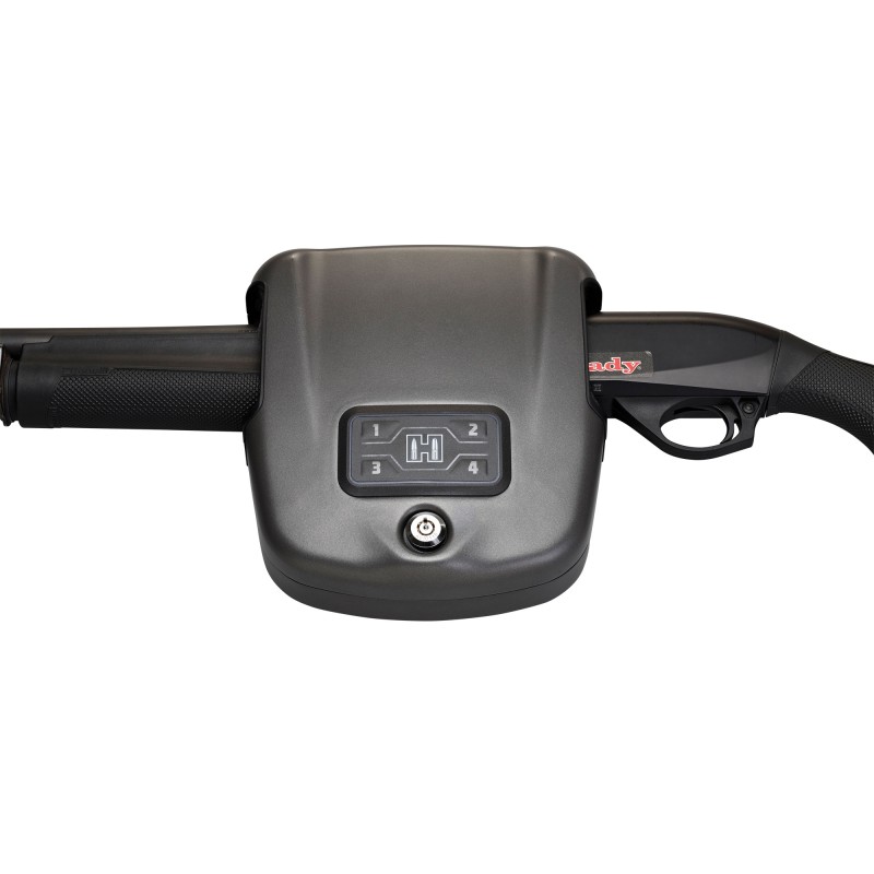 Hornady RAPiD Safe, Shotgun Wall Lock, Keypad or RFiD, Includes Wristband, Key Fob and RFiD Stickers 98180
