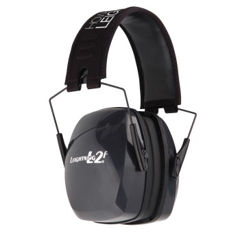 Howard Leight Leightning L2F Earmuff, Black, NRR 27, Folding R-01525