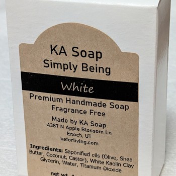 Simply Being White Soap