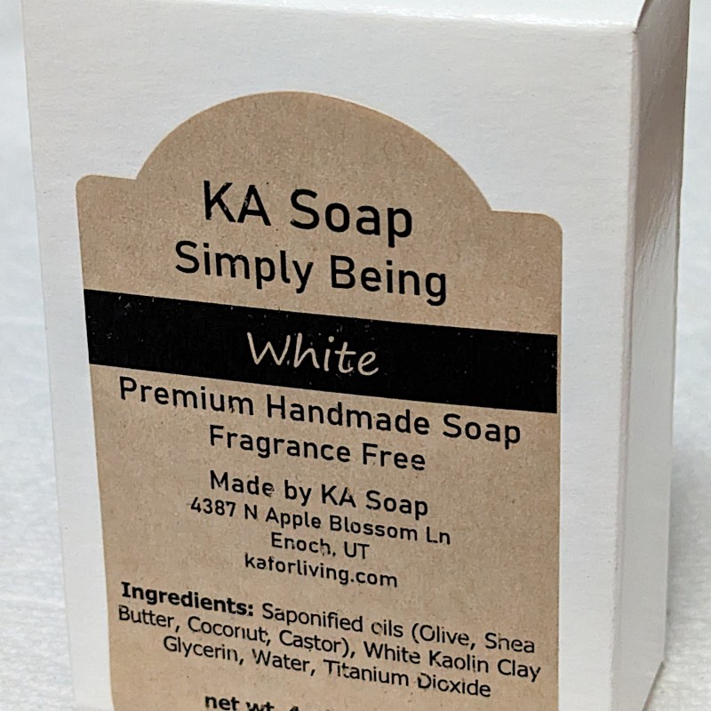 Simply Being White Soap