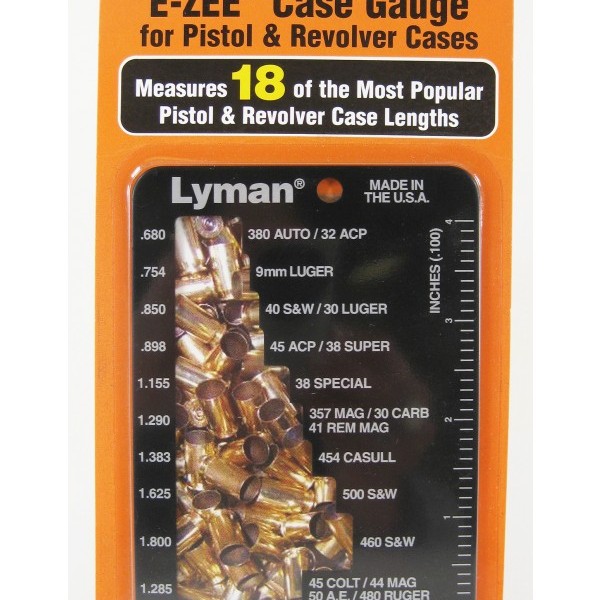 Lyman E-Zee Case Gauge Pistol & Revolver