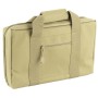 NCSTAR Discreet Pistol Case, Nylon, Tan, Two Padded Handgun Compartments, Six Elastic Magazine Loops, Carry Handle CPT2903