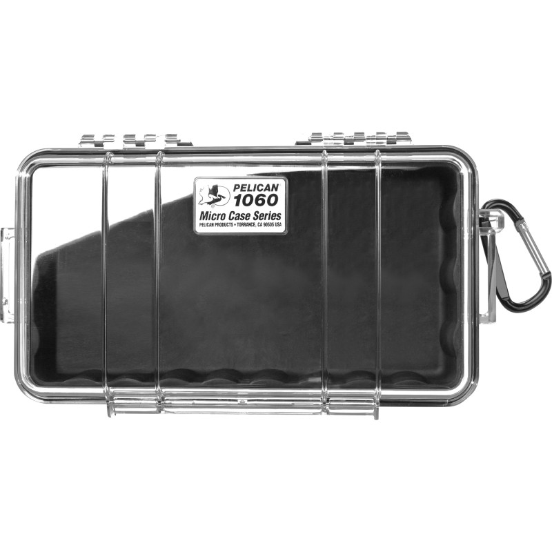 Pelican 1060, Protect, Case, Black/Clear, Hard, 9.37