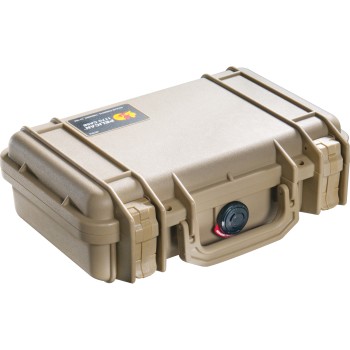 Pelican 1170 Protector Case, Tan, Hard Case, Interior 10.54