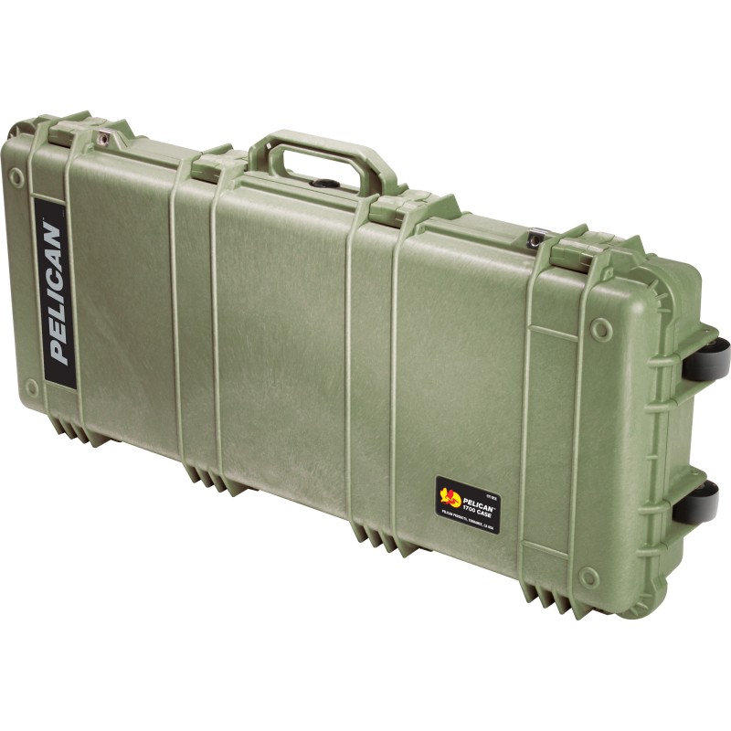 Pelican 1700 Protector Long Case, OD Green, Hard Case, Interior 35.75