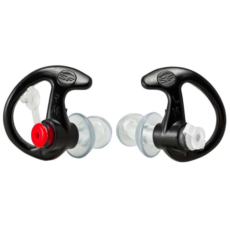 Surefire EarPro Sonic Defender, Ear Plug, Medium, Black EP3-BK-MPR