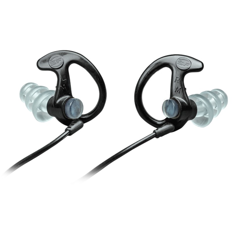 Surefire Sonic Defenders Max Ear Plug, Medium, Removable Cord, Black Finish EP5-BK-MPR