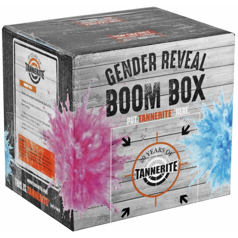 Tannerite Gender Reveal Kit Target, 1 Pound Target, 10 Pounds Color Blaze Powder, Blue Color GRK - B
