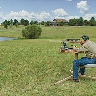 Caldwell BR Pivot Shooting Bench, Butcher Block Top