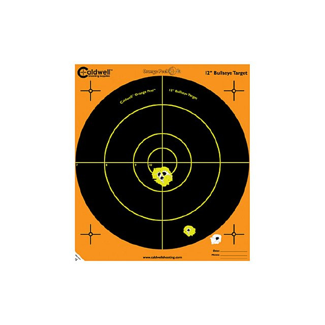 Caldwell Orange Peel 12 bulls-eye: 5 sheets