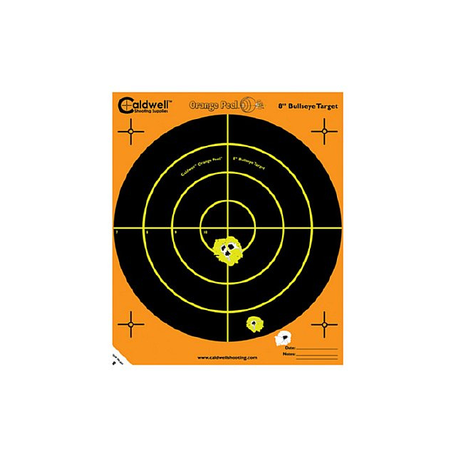 Caldwell Orange Peel 8 bulls-eye: 25 sheets