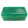 FS Reloading Plastic Ammo Box Medium Pistol 50 Round Translucent Green 3 Pk