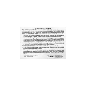 Lee Precision Factory Crimp Die Instructions 458_SOCOM